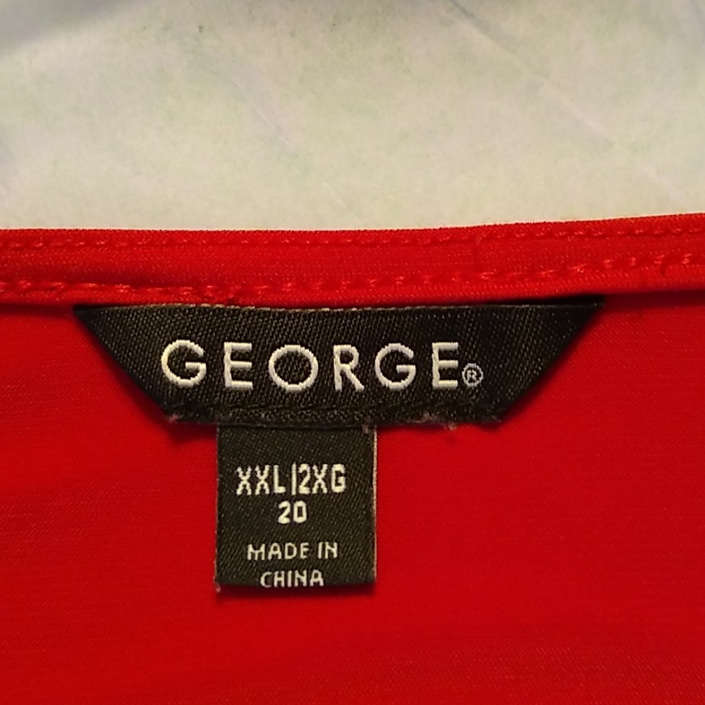 Solid Red Dress, Like New - image 3